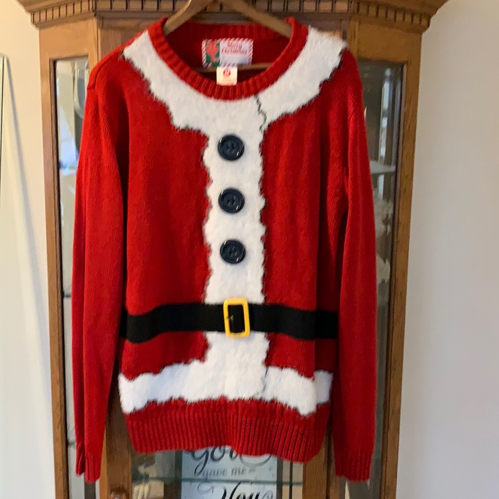 Men’s medium Xmas Santa sweater